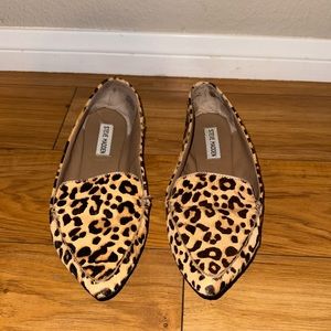 Steve Madden leopard print flats, 8.5